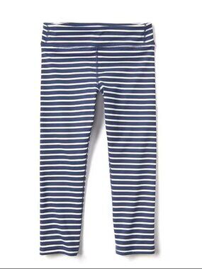 Athleta Girls Stripe Chit Chat Capri Size Small